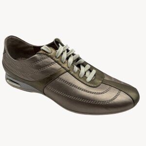 Cole Haan Air Bria Woven Oxfords‎ Women Tan/Gold Leather Metallic US 8 B